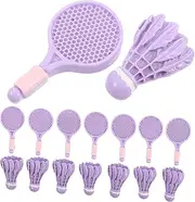 Badminton Accessories Compact Badminton Racket Badminton Party Favors Badminton Shuttlecocks Sports Badminton Racket Accessories Racquet Party Favors Rackets Plastic