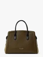 knott colorblocked large satchel