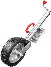 10" Jockey Wheel Swing Up Solid Wheel 2212LBS Caravan Boat Trailer W/Bolts