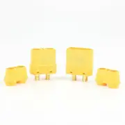 Amass XT90+ Plug Connector With Sheath 1 Pair for RC Drone Airplane Car Battery Cable