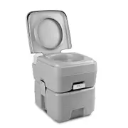 20L Portable Outdoor Camping Toilet - Grey