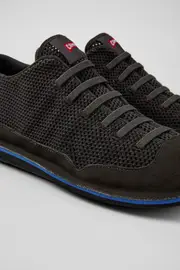 Beetle Gray Textile/Nubuck Basket Bootie for Men