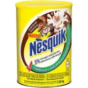 Nestle Nesquik Chocolate Milk Mix, Canister, 1.36 Kg/3lbs,