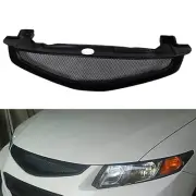 1x Front Bumper Grille Mesh For Honda Civic 9.5th 2Door 12-13 Fiberglass Matte (for: Honda)