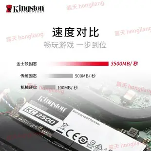 現貨.金士頓 KC2500 500G 1T 2TB NVME M.2固態硬盤SSD 250G 臺式機`議價