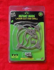 Mutant Mods Lion 80mm Silver Chrome Laser Cut Fan Grill Guard by Startech.com