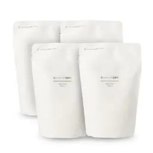 【MUJI 無印良品】泡沫洗手乳補充包/230ml(4入組)