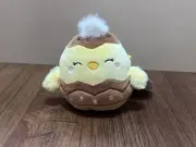 Squishmallow 5" Aimee Chick Chocolate Egg PLUSH NWt New Easter