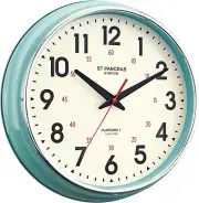 Wall Clock Metal 12.4" Vintage Retro Wall Clocks Countryside Style Silent Non
