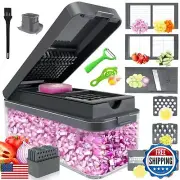 SUREWIN Vegetable Chopper, Onion Chopper Dicer, Mandoline Slicer, Food Choppe