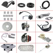 49cc 50cc 66cc 80cc 2 Stroke 415 chain Engine Motorized Bike Bicycle Parts