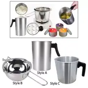 Candle Making Pouring Pot Wax Melter Pot Easy to Clean with Spout Candle Making