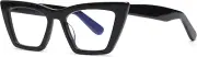 GLINDAR Cat Eye Blue Light Blocking Glasses Vintage Narrow Square Computer Ey...