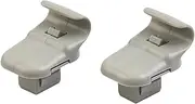 fhtpr 2PCS Sun Visor Clip,Fit For Mazda, 3 5 6 CX-7 CX-9 RX-8 MPV LC6269261B77 Holder Hook Bracket Hook Holder Car Gray Sun Visor Clip Car Visor Retaining Clip
