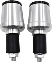 22mm Universal Motorcycle Handlebar Grips Ends Handle Bar Ends Weights Plugs