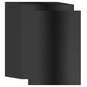 8.5x11 Inch Metallic Cardstock Paper, 30 Pcs Mirror Card Stock, Black