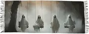 [XYMZR] Gothic Spirit Swinging Halloween Women’s Scarf Soft Warm Long Scarves Shawl Wrap for Winter Autumn Spring Travel Office Home, Multi-colored