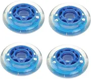 4Pcs PU Replacement Wheels for Skating Shoes Durable Smooth and Stable Roller Skate Wheels for Outdoor Surfaces Professional Performance for Ice and Roller Skates