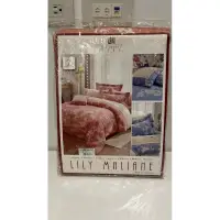 在飛比找蝦皮購物優惠-莉莉瑪蓮5 X6.2尺的床包，粉色