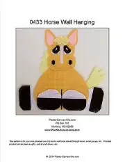 Horse Wall Hanging-Plastic Canvas Pattern or Kit
