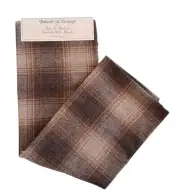 Tweeds And Tartans Fabric Wool Plaid UK Scotland Chas Whillans 36" X 60" Vintage