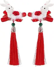 2pcs Bunny Hairpin Bunny Hair Clips Hair Barrette Hairpins for Barrette for Hair Accessories Style Hair Clips Barrette Spring Festive Hair Clips