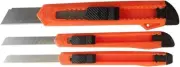 Kaizen Foam Knife (3 PACK) - Retractable Snap-Off Blades - Always Razor Sharp -