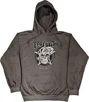 [Fall Out Boy] Hoodie Suicidal Band Logo Official Unisex Charcoal Grey Pullover XXL