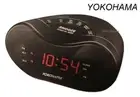 YOKOHAMA AM/FM Alarm Clock Radio Dual Alarm Function #CR300YOK