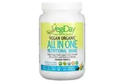 Natural Factors, VegiDay, Vegan Organic All In One Nutritional Shake, French Vanilla (430g)