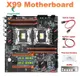 X99雙cpu主板+sata線+開關線+擋板+導熱油脂lga 2011 DDR4 支持2011-V3 CPU主板