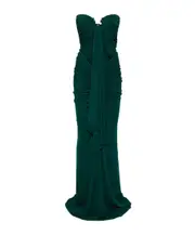 gemstone-embellished maxi dress AU8,AU10 Green