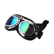 Vintage Style Anti-UV Motorcycle Scooter Pilot Goggles Helmet glasses Motorcross