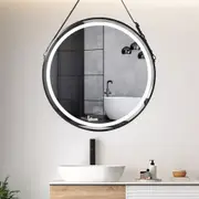 HD LED Bathroom Mirror with Anti-Fog & Adjustable Light