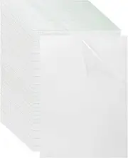 Clisted 50 Pack Self Adhesive, A4 Laminate Sheets, Lamination Sheets for Laminator, No Heat,No Machine Needed