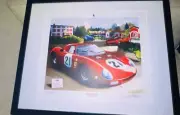 Ferrari 50th Anniversary Le Mans 2015 Hand Signed Number Artist Print Enzo Naso