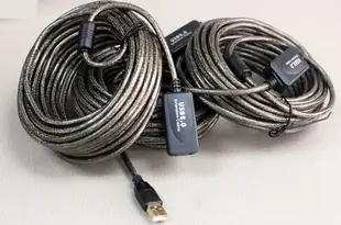 榮勝輝USB2.0延長線30米 公對母加長線20米 電腦打印機連接線15米