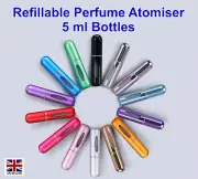 Portable Mini Refillable Perfume empty Bottle 5ml Spray Scent Pump For pocket