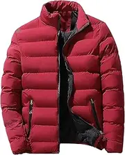 Men's Puffer Jacket waterproof Windproof Insulated Outer Garment Lightweight Warm Winter Coats