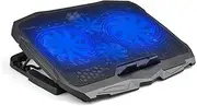Laptop Cooler 14/15.6inch Laptop Cooling 2-USB Ports Cooling Fan Pad Notebook Stand Holder Note Book Cooling Fan with Light Laptop Cooler Stand(1)