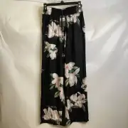 ALLSAINTS Tyler Alessandra Silk Blend Pants Women's Size S Black