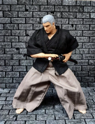 1/12 Ronin Samurai Outfit Suit Sword Fr GW VT Toys 6" Strong Action Figure Body