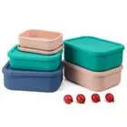 Bento Container Large Capacity Storage Bento School Kids Lunch Box Shock-proof