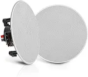 Pyle Surround Wall/Ceiling Home Speaker, Set of 2, White (PDIC1656)