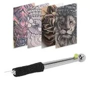 Tattoo Hand Pen UV Vacuum Coating 3D Traditional Plastic Portable Needle Pen