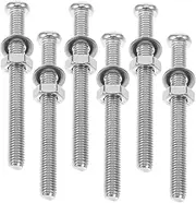TOYANDONA 6pcs Pool Ladder Screws Replacement Fasteners for Above Ground Pool Ladders Durable Accessory for Secure Installation and Safety