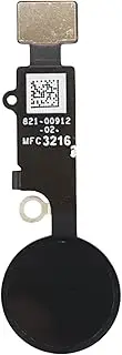 DHLK® Home Button Cable Compatible with iPhone 7 Plus Black - Not Touch ID (A1661, A1784, A1785)
