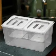 Chilled Condiment Server Removable Compartments for Restaurant Salad Buffet