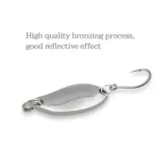 5g trout spoons brass fishing spoons pesca micro metal lures area trout fishing