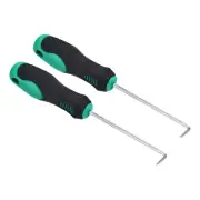 2pcs O-Ring 90° Pick 180mm Oil Seal Gasket Precision Puller Remover Tool, Blue
